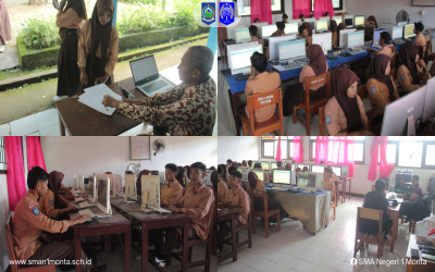 HARI KE-5 UJIAN SEKOLAH BERBASIS KOMPUTER SMAN 1 MONTA